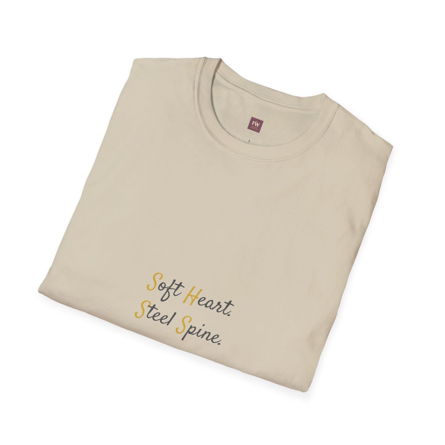 "Soft Heart. Steel Spine." Resilience Tee for Women