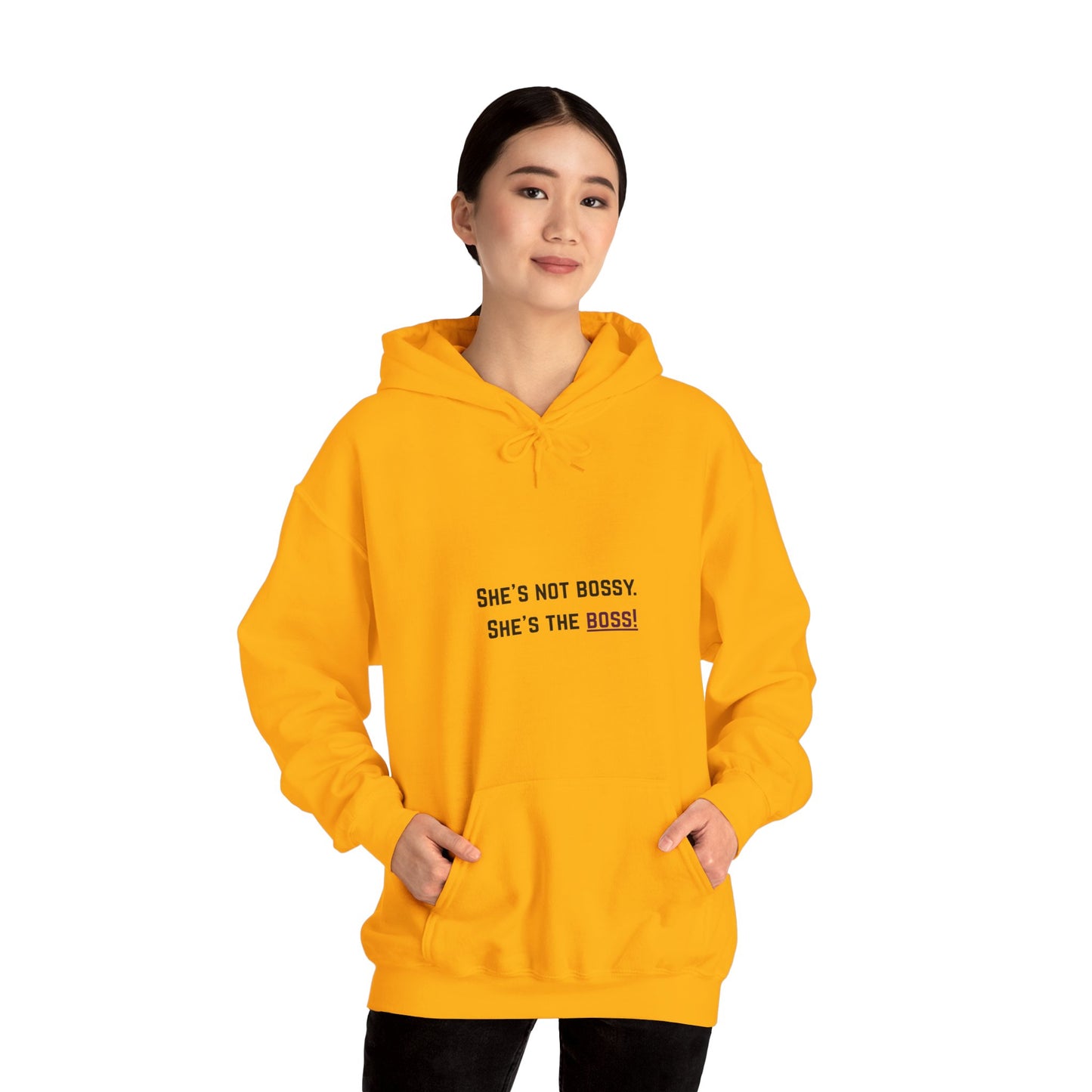 "She’s the BOSS" Statement Hoodie – Power Meets Comfort