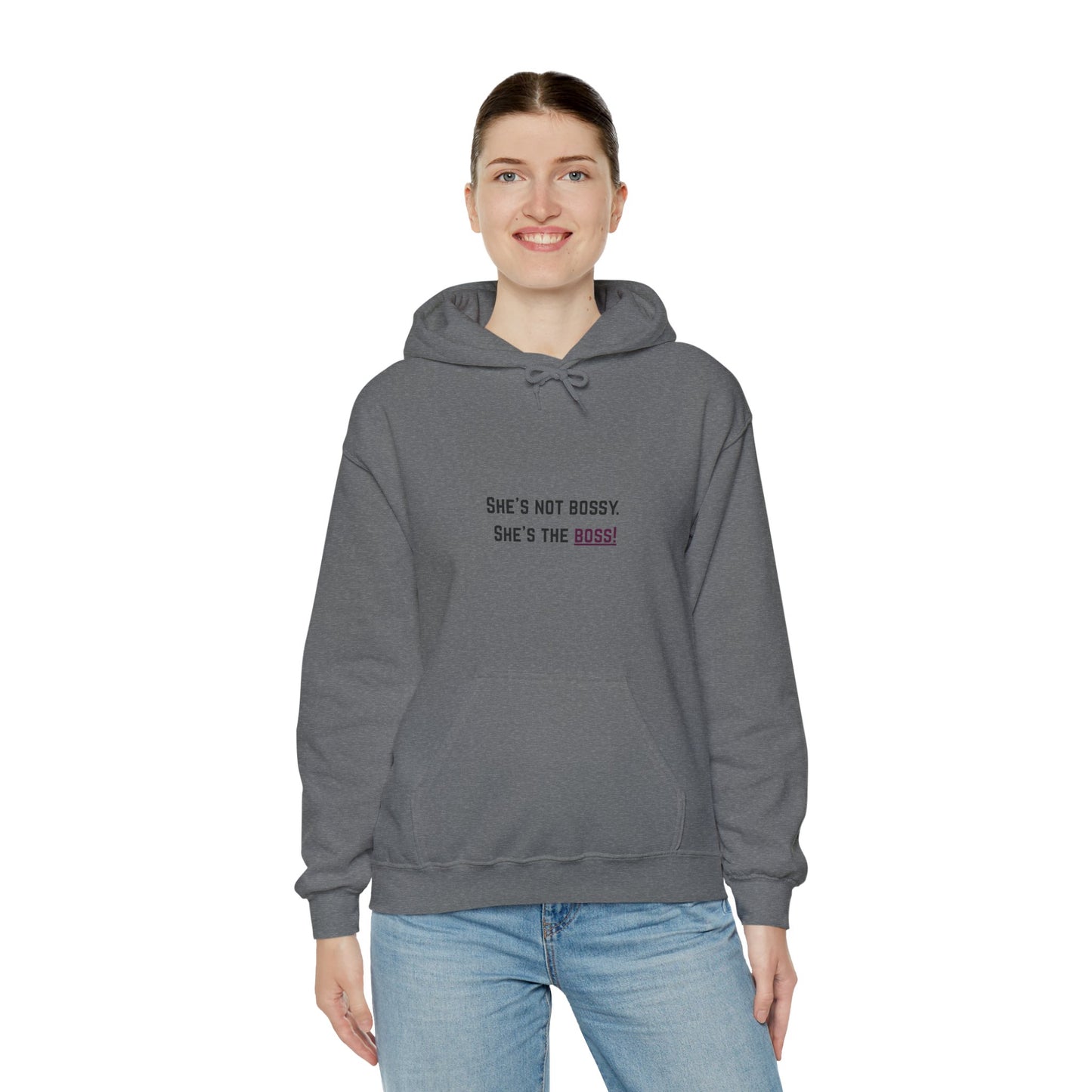 "She’s the BOSS" Statement Hoodie – Power Meets Comfort