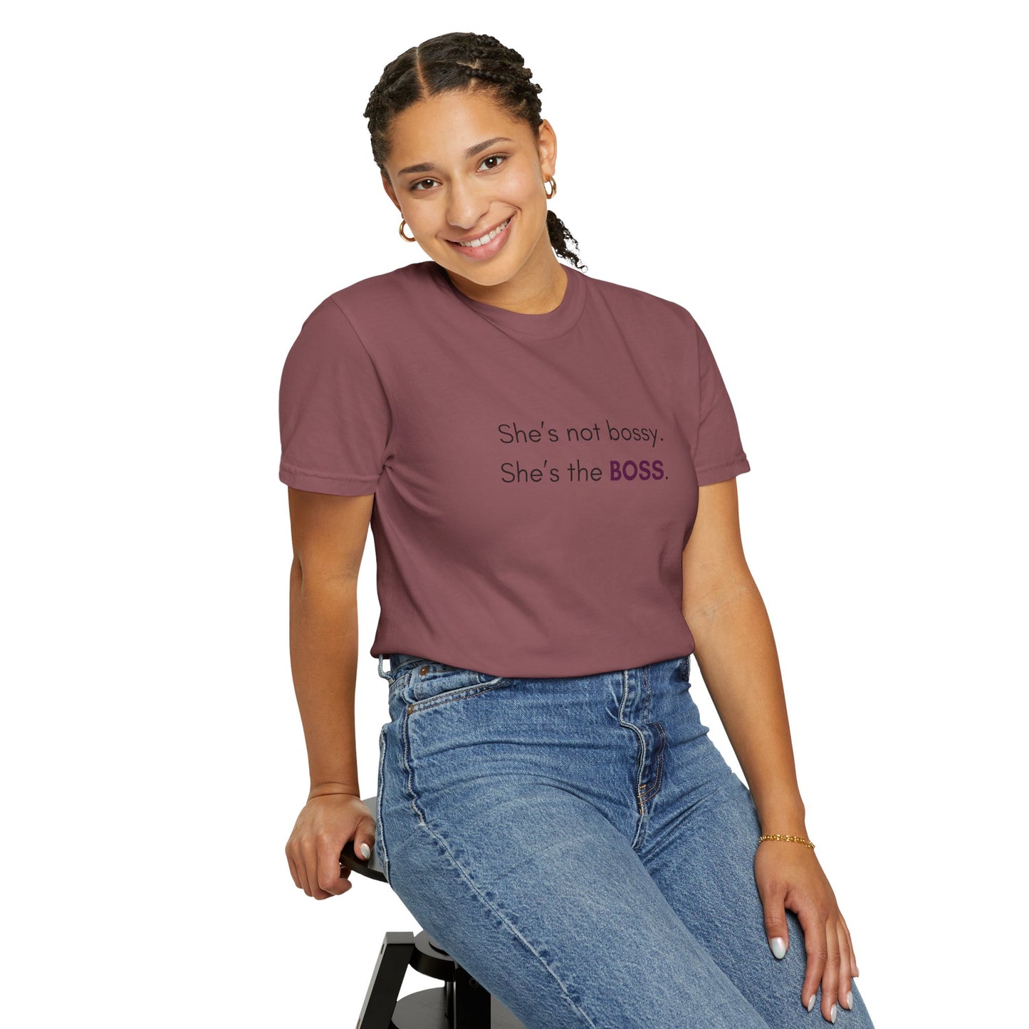 "She’s Not Bossy – She’s the BOSS!" Empowerment Tee