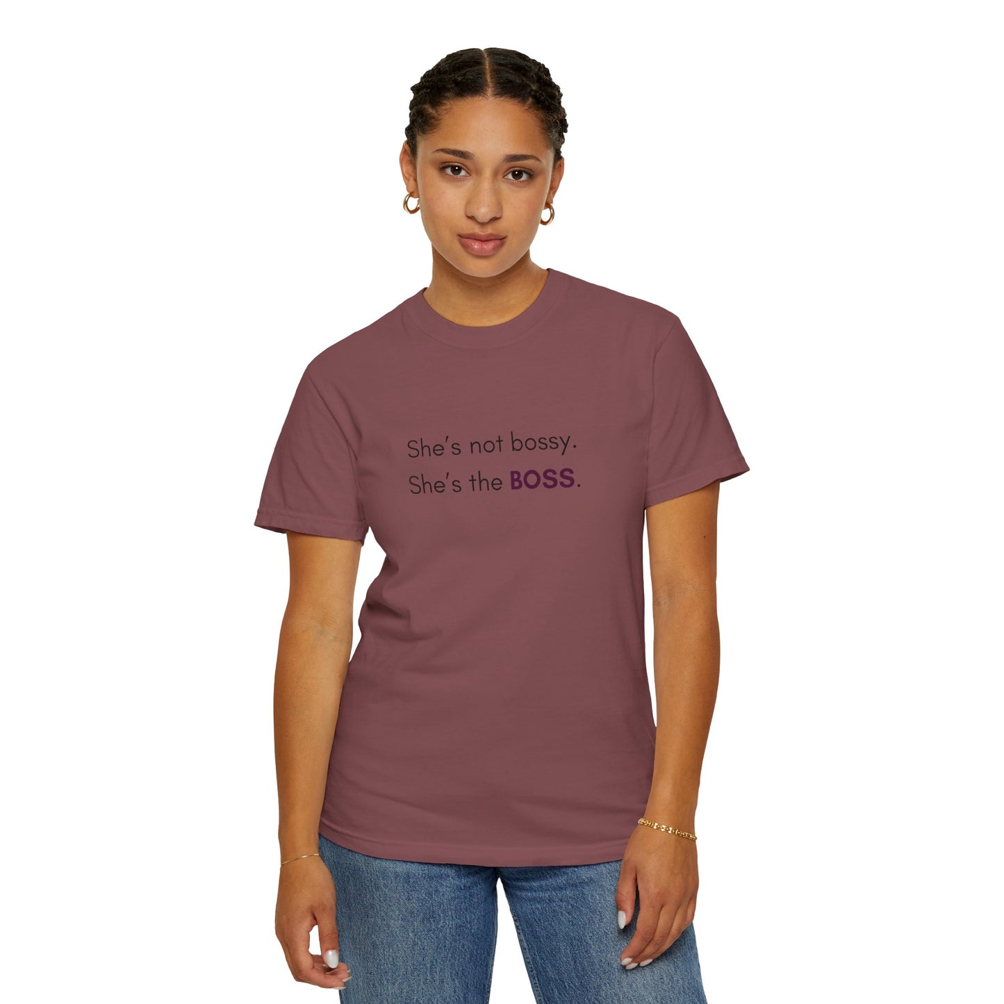 "She’s Not Bossy – She’s the BOSS!" Empowerment Tee