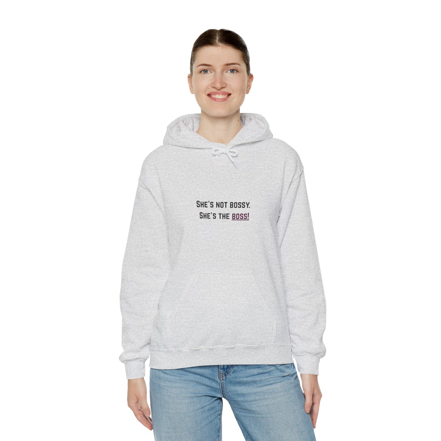 "She’s the BOSS" Statement Hoodie – Power Meets Comfort