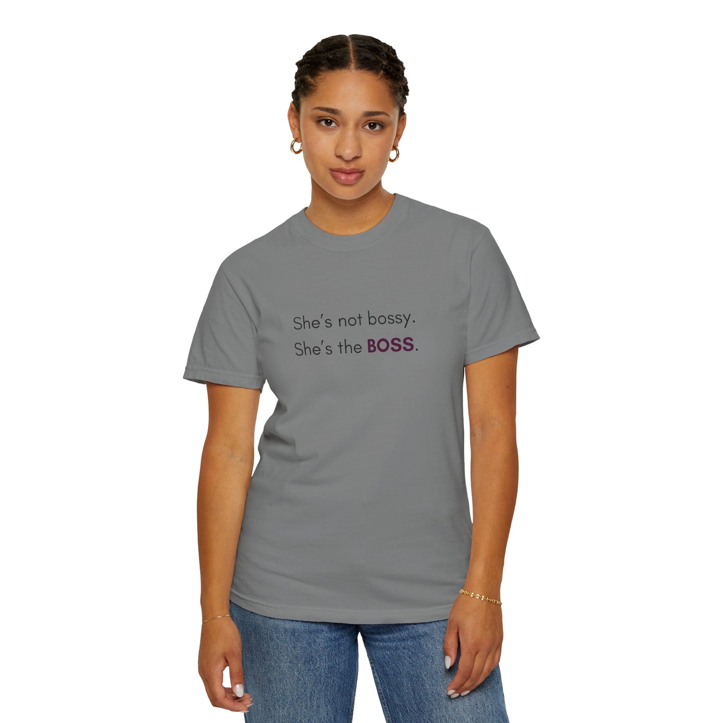 "She’s Not Bossy – She’s the BOSS!" Empowerment Tee