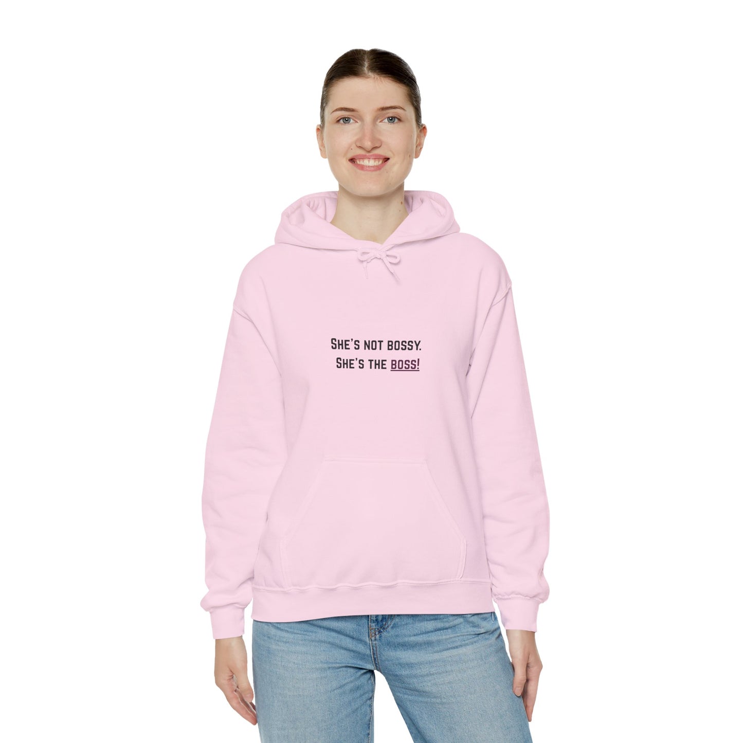"She’s the BOSS" Statement Hoodie – Power Meets Comfort