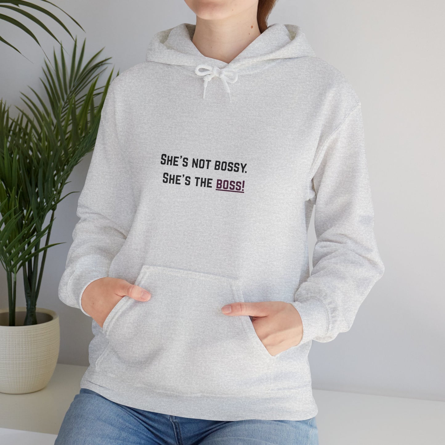 "She’s the BOSS" Statement Hoodie – Power Meets Comfort
