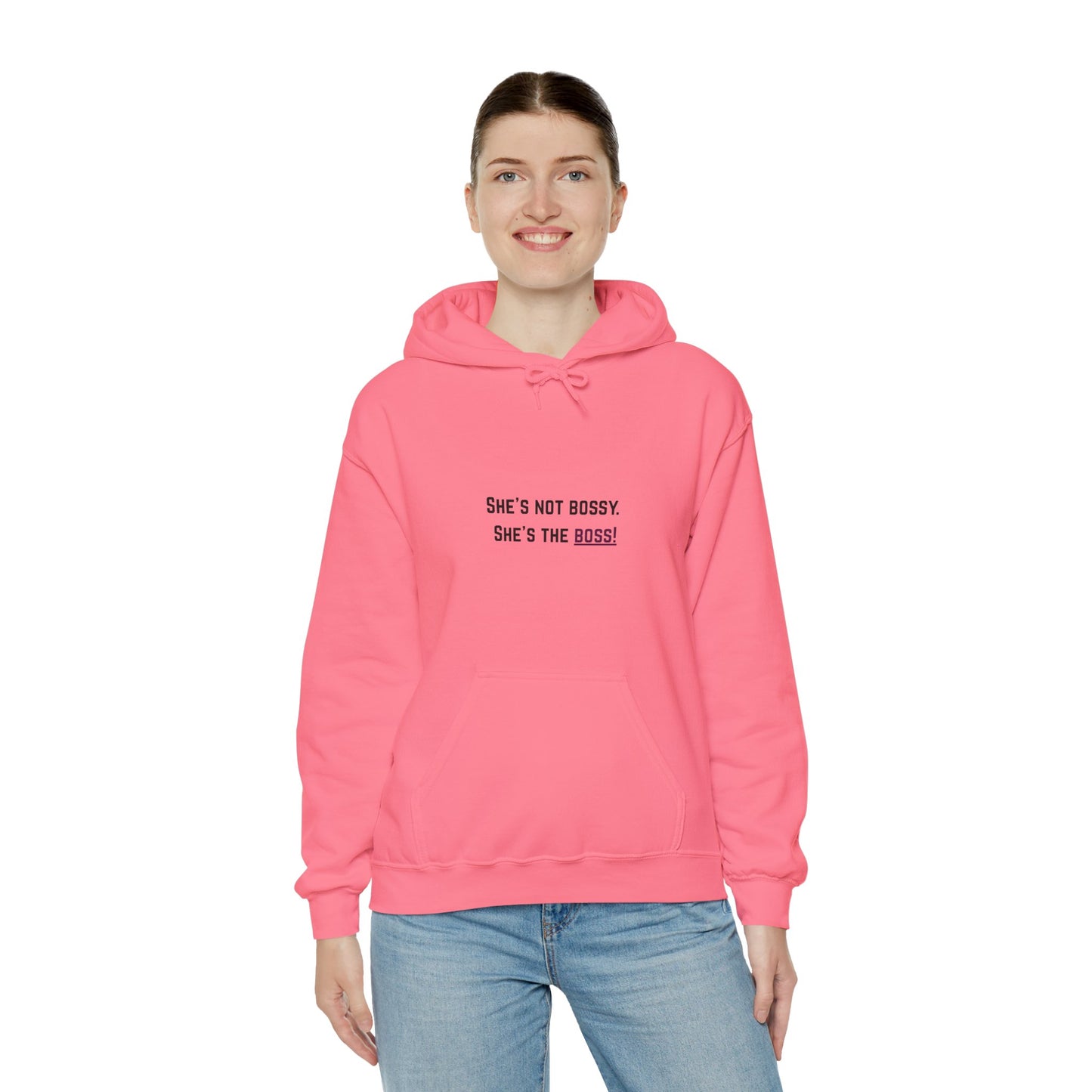 "She’s the BOSS" Statement Hoodie – Power Meets Comfort