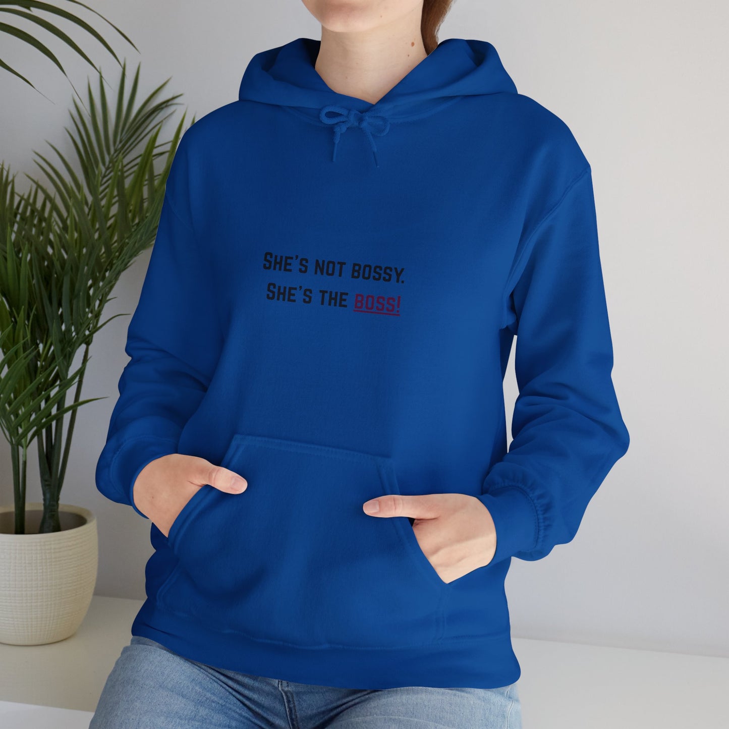 "She’s the BOSS" Statement Hoodie – Power Meets Comfort