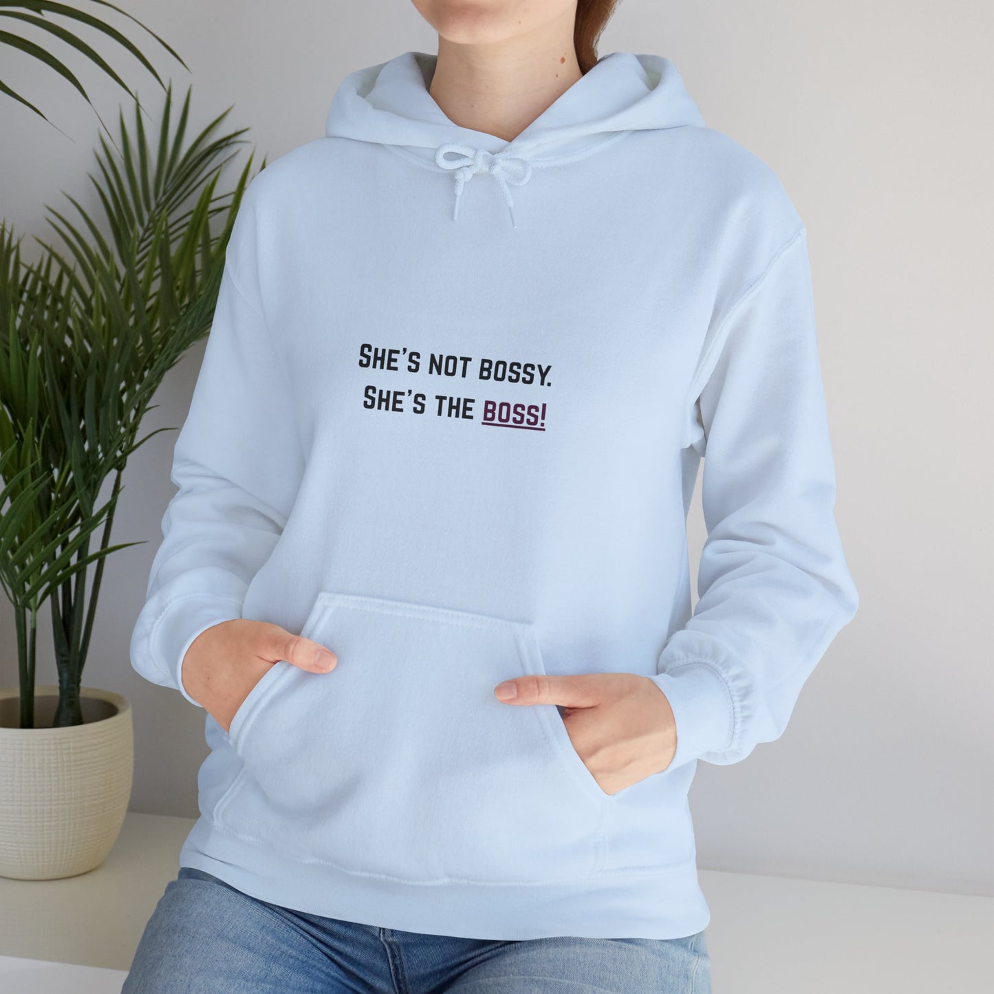 "She’s the BOSS" Statement Hoodie – Power Meets Comfort