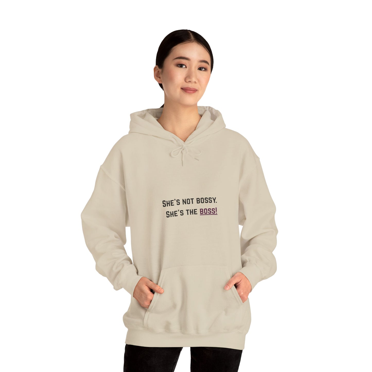 "She’s the BOSS" Statement Hoodie – Power Meets Comfort