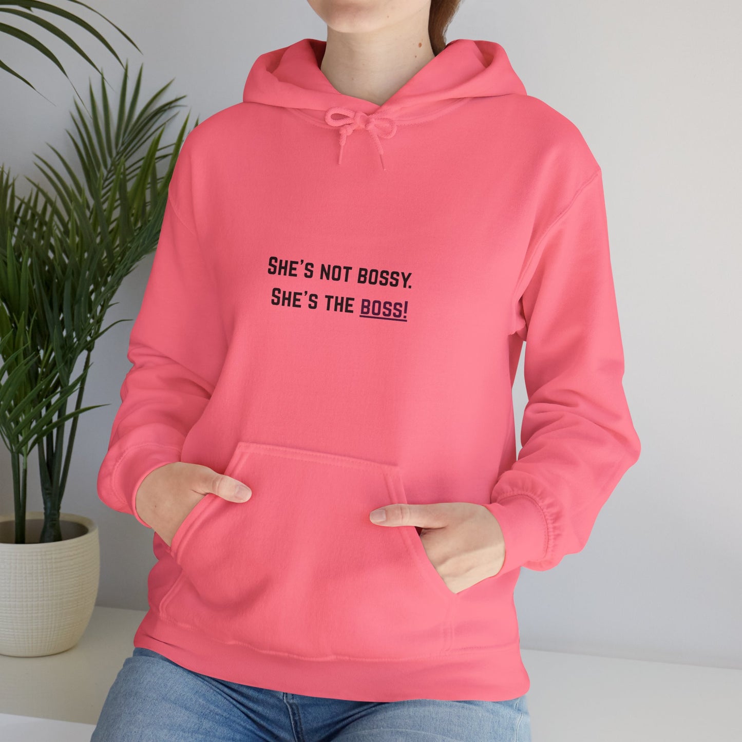 "She’s the BOSS" Statement Hoodie – Power Meets Comfort