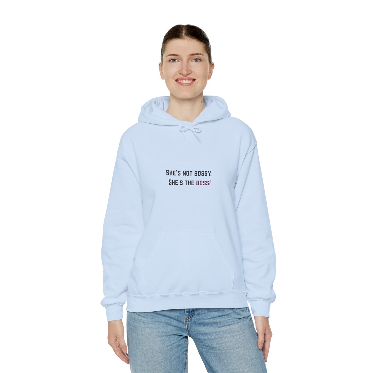 "She’s the BOSS" Statement Hoodie – Power Meets Comfort