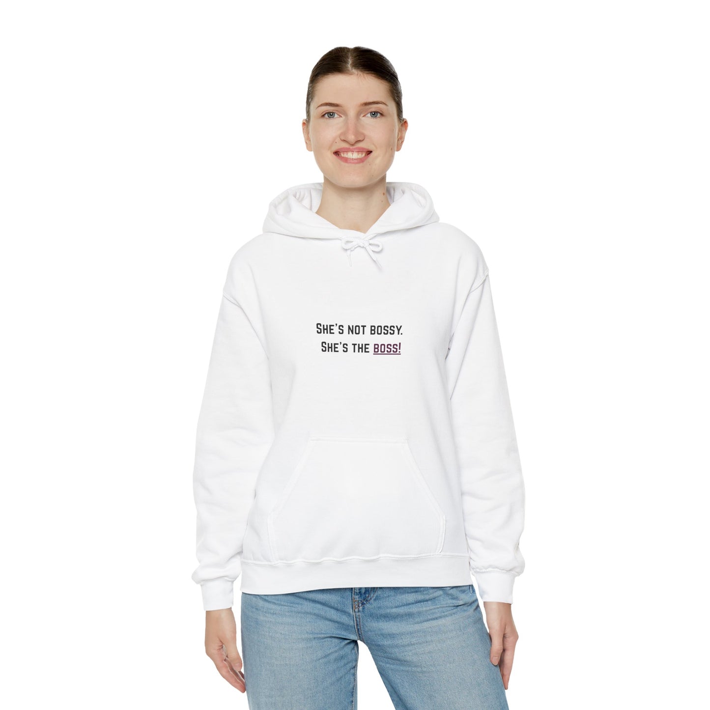 "She’s the BOSS" Statement Hoodie – Power Meets Comfort