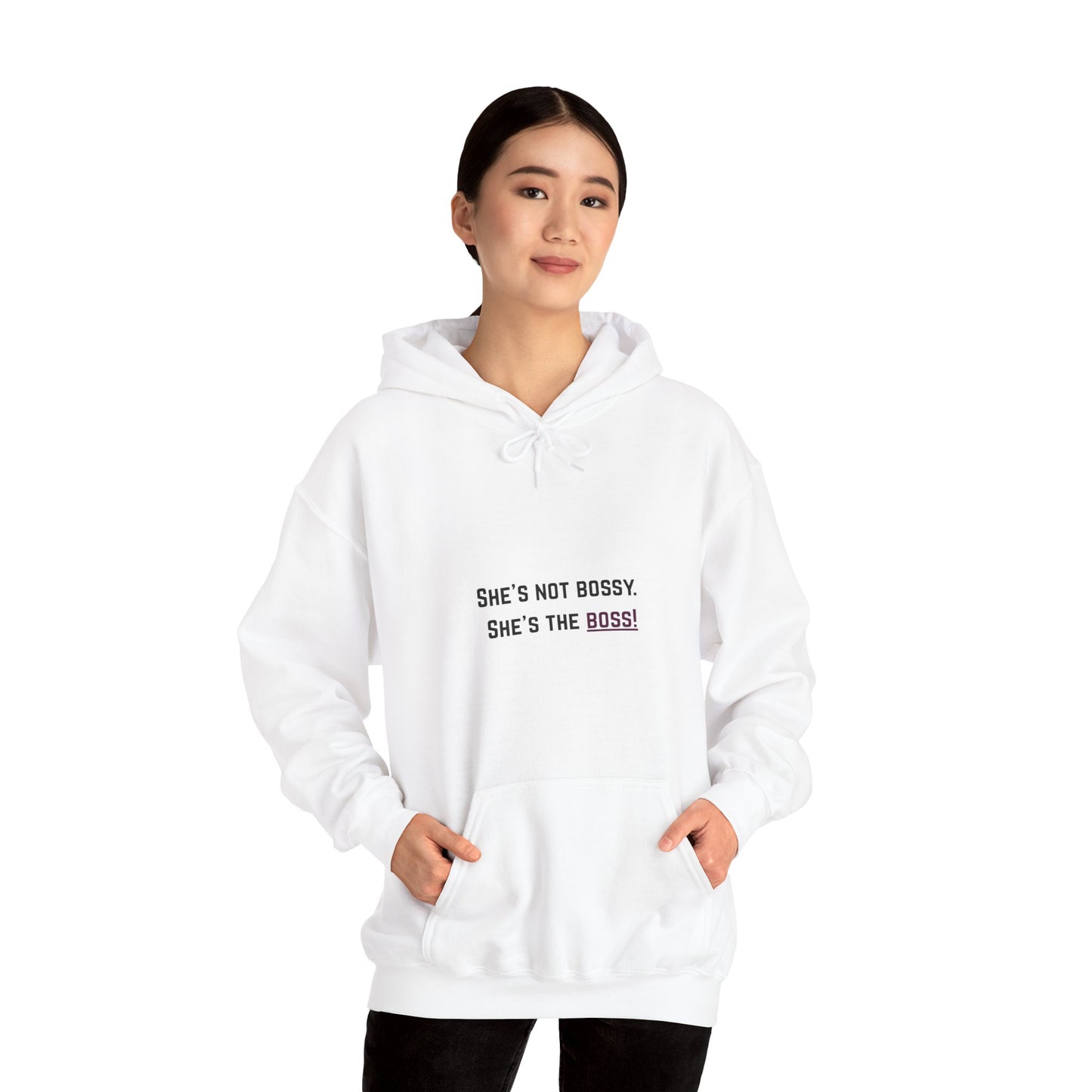 "She’s the BOSS" Statement Hoodie – Power Meets Comfort