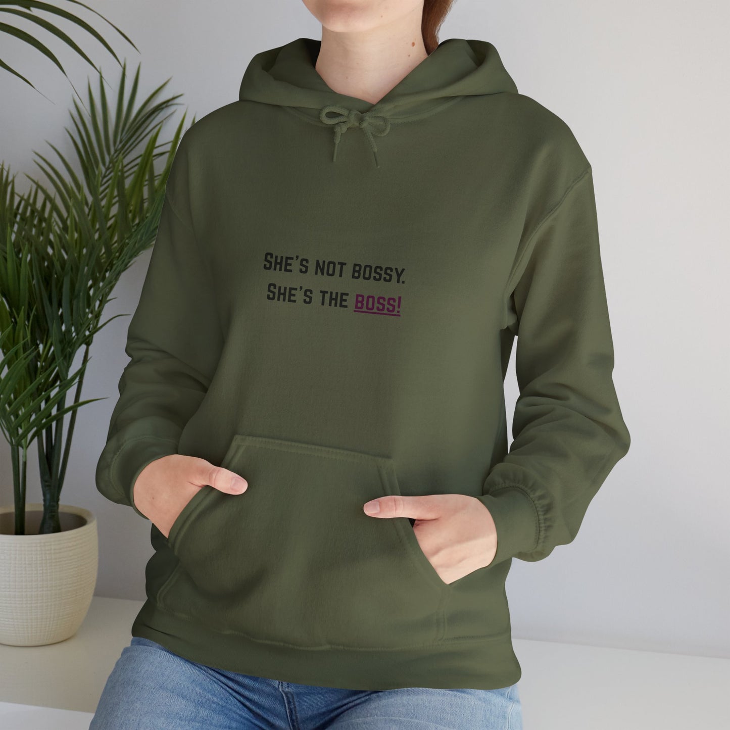"She’s the BOSS" Statement Hoodie – Power Meets Comfort