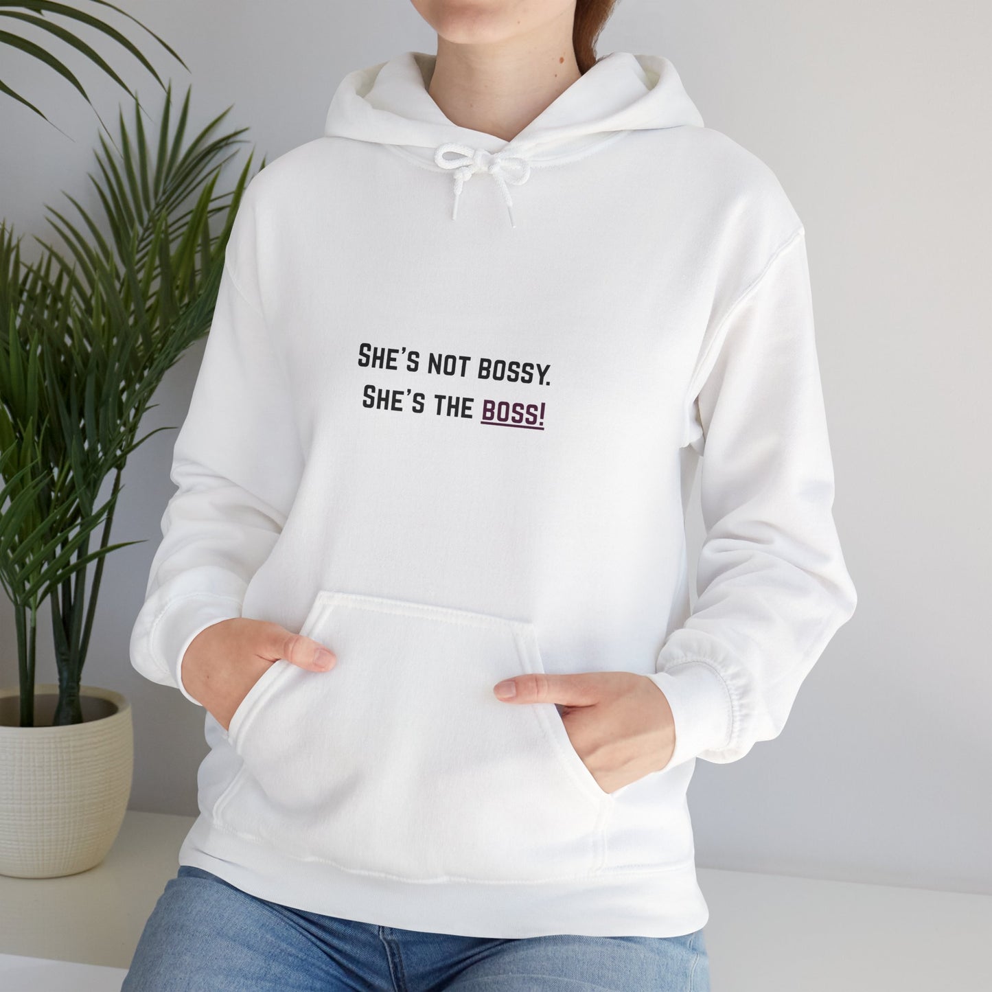 "She’s the BOSS" Statement Hoodie – Power Meets Comfort