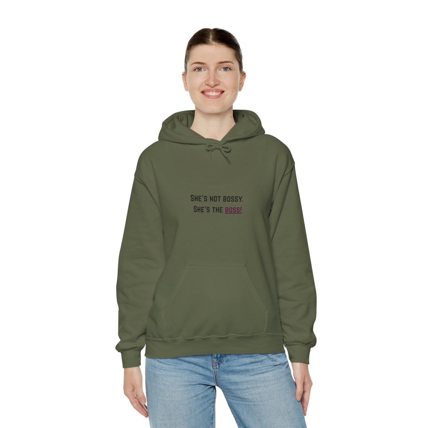 "She’s the BOSS" Statement Hoodie – Power Meets Comfort
